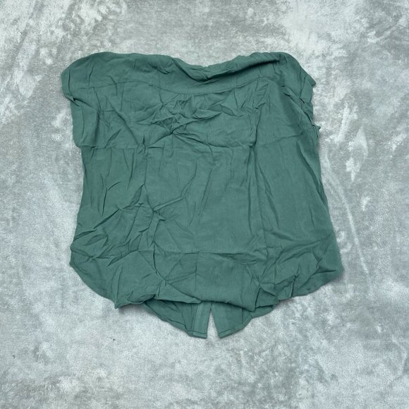 Orvis Womens Green Short Sleeve Button-Up Blouse Size L NWT 6622 - Picture 2 of 8